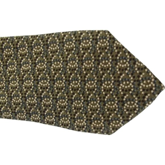 995145AP (S1) Chanel Tie Green Silk - Picture 4 of 11